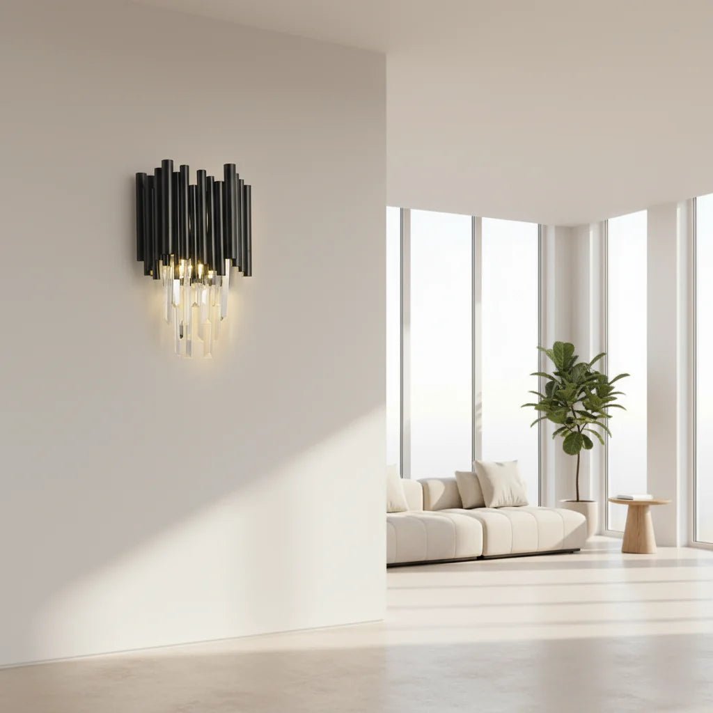 Vigo Crystal Wall Sconce - fovolighting