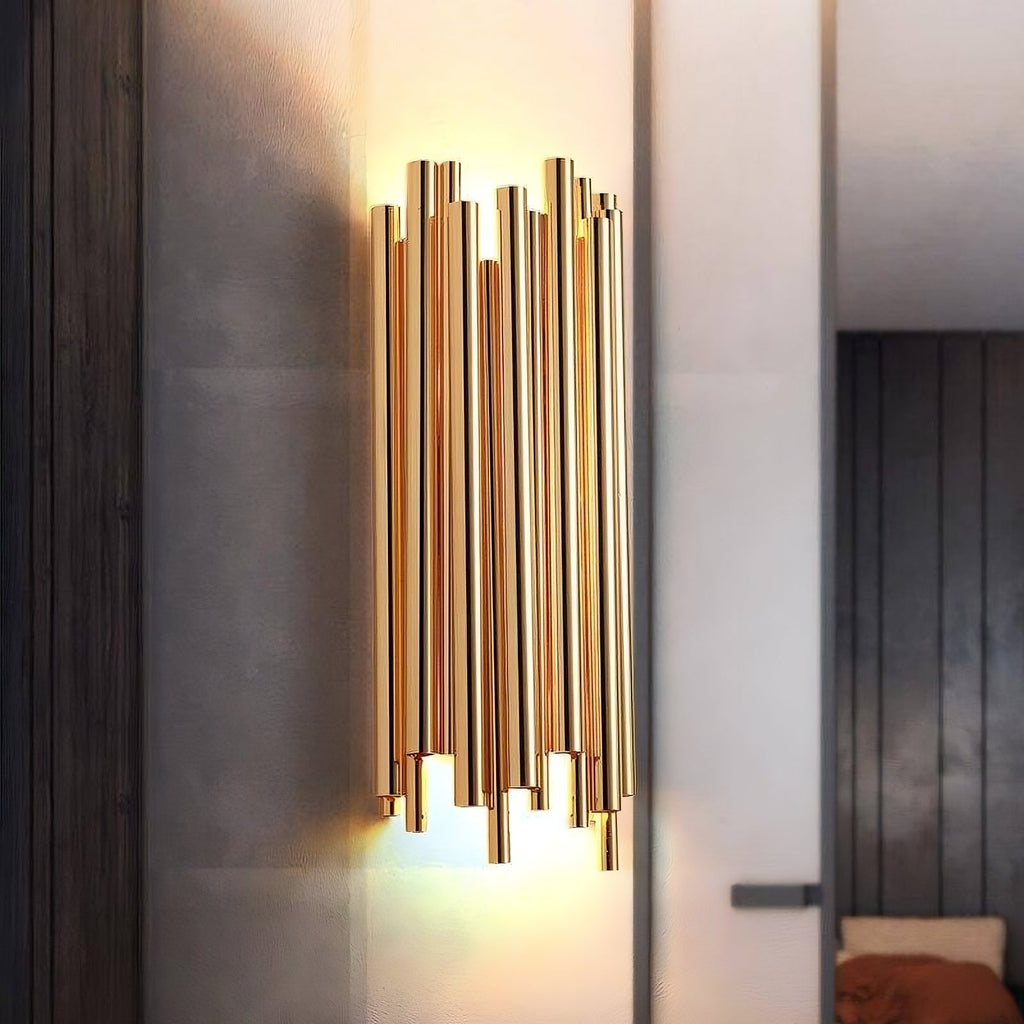 Vigo Stainless Steel Wall Sconce - fovolighting