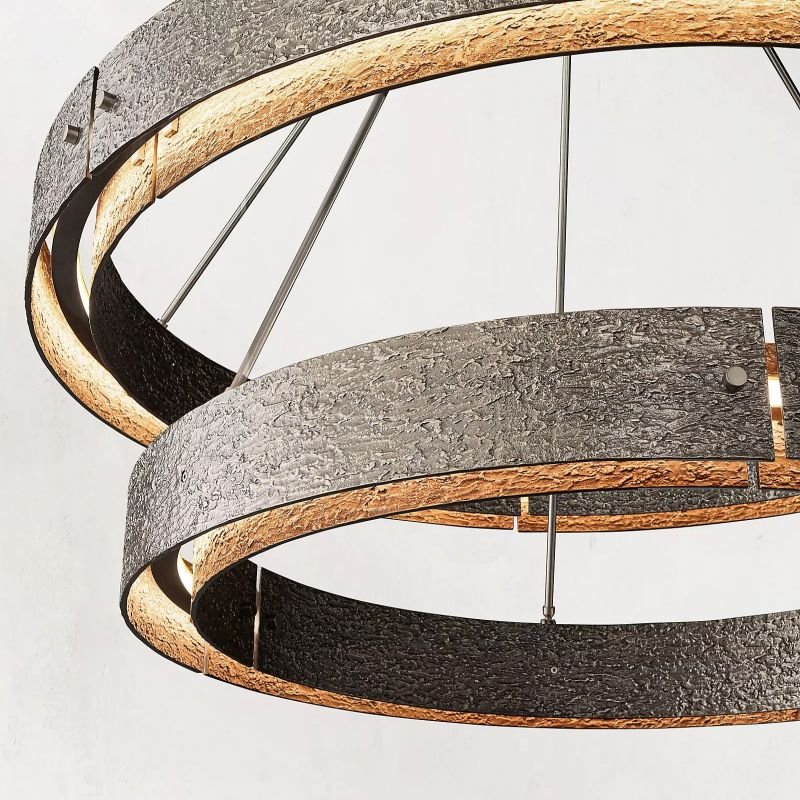 Vilary 2 - tier Round Chandelier 60" - fovolighting