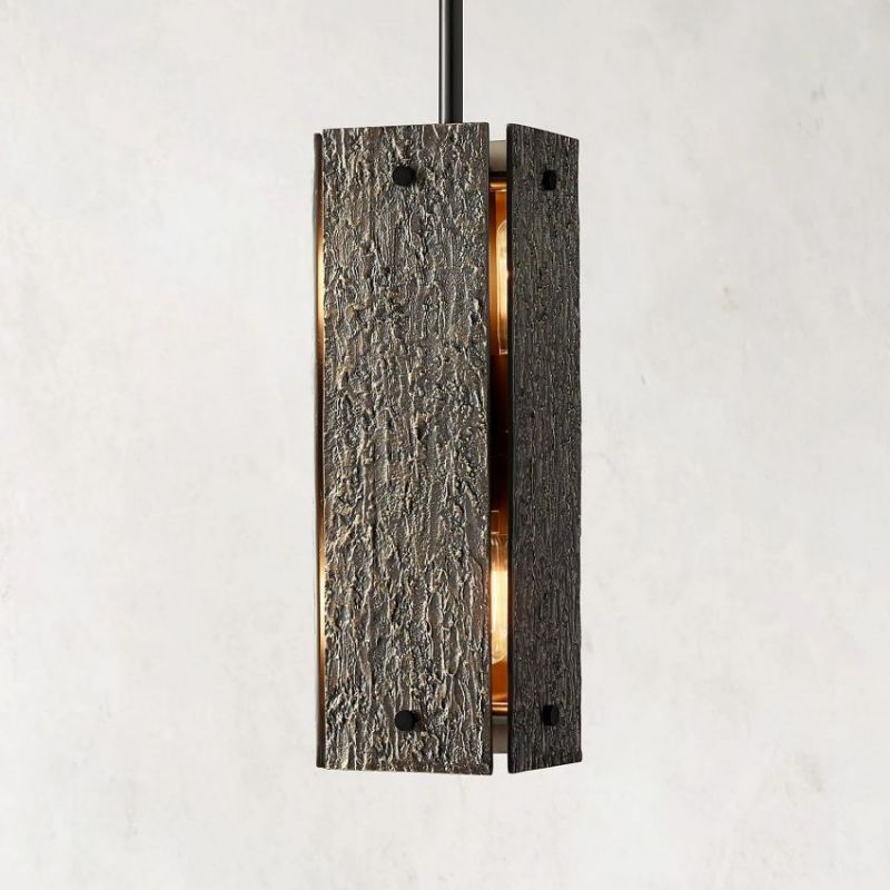 Vilary Rectangular Pendant 19" - fovolighting