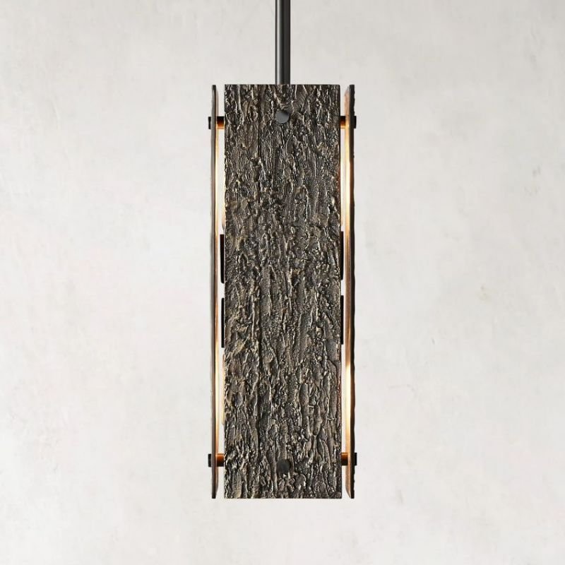 Vilary Rectangular Pendant 19" - fovolighting