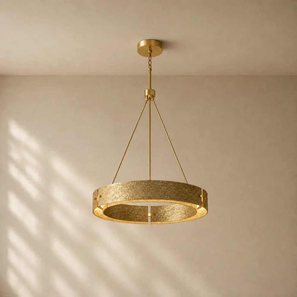 Vilary Round Chandelier - Brass / 36’’
