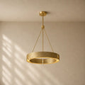 Vilary Round Chandelier - Brass / 36’’