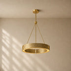 Vilary Round Chandelier - Brass / 36’’