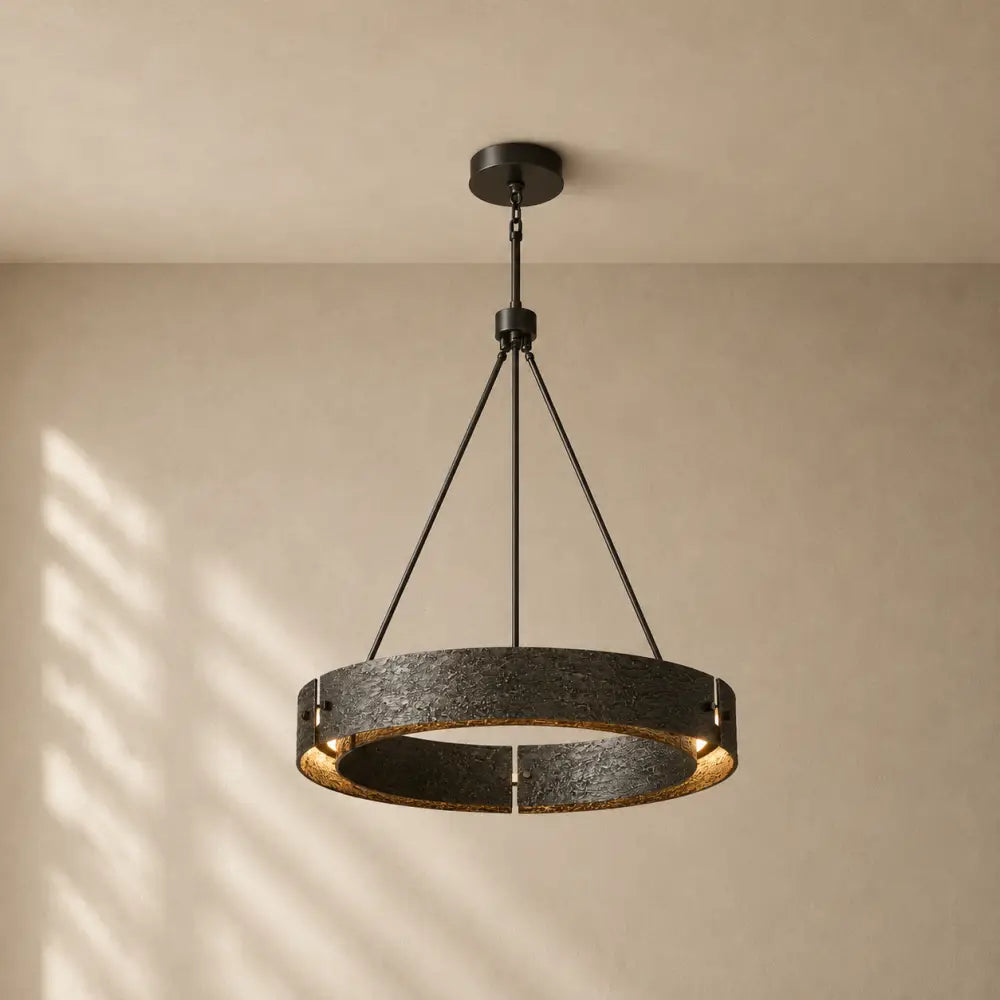 Vilary Round Chandelier - Bronze / 36’’
