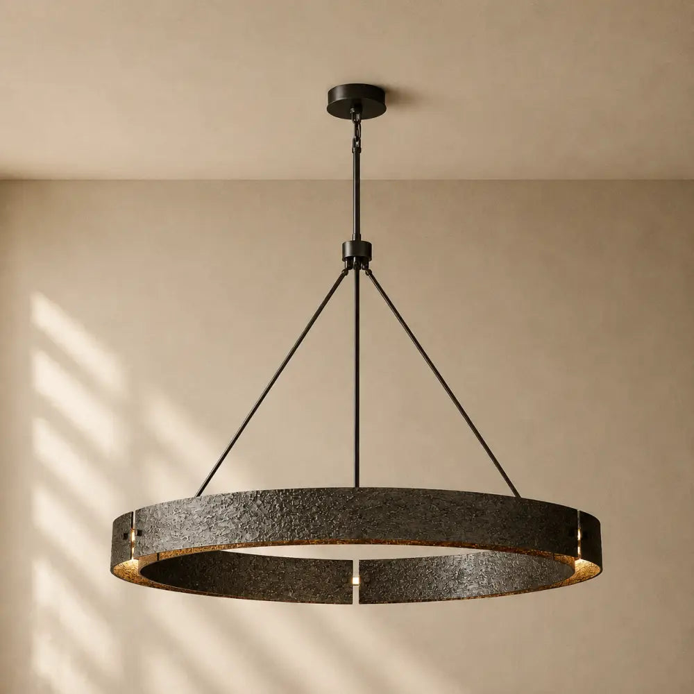 Vilary Round Chandelier - Bronze / 60’’