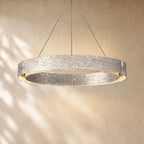 Vilary Round Chandelier - Pewter / 48’’