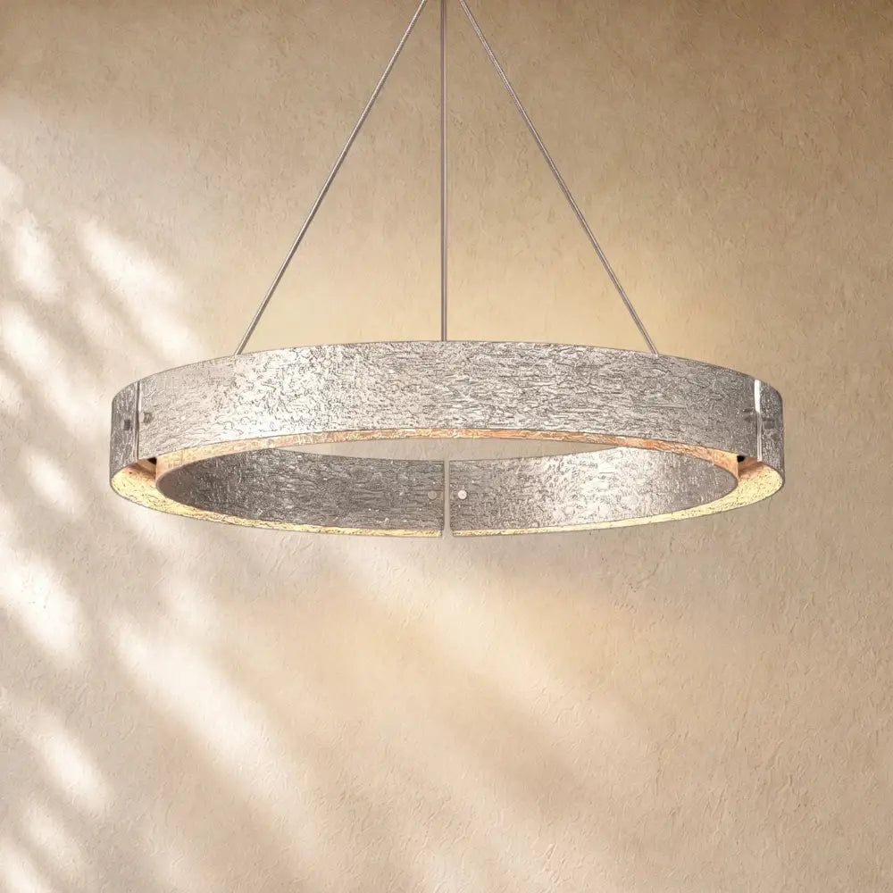Vilary Round Chandelier - Pewter / 48’’