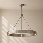 Vilary Round Chandelier - Pewter / 60’’