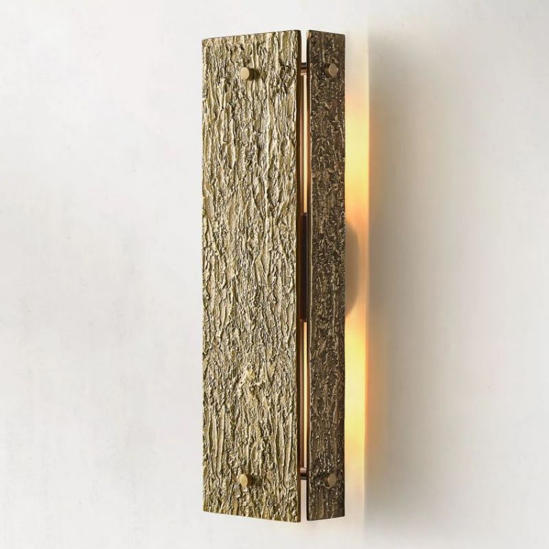 Vilary Sconce Solid Brass Modern Wall Light for Home Decor - fovolighting