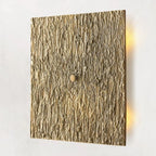 Vilary Square Sconce Solid Brass Wall Light Fixture - fovolighting