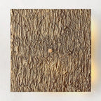 Vilary Square Sconce Solid Brass Wall Light Fixture - fovolighting