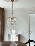 Vintage – Murano chandelier – Teardrop – 68 drops – Clear - fovolighting