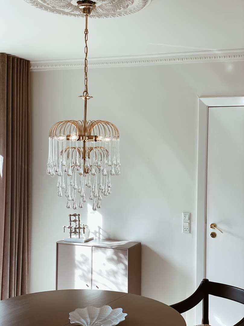 Vintage – Murano chandelier – Teardrop – 68 drops – Clear - fovolighting