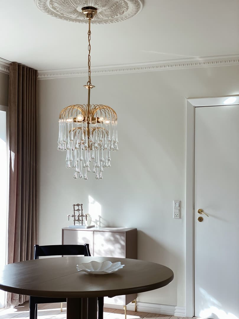 Vintage – Murano chandelier – Teardrop – 68 drops – Clear - fovolighting