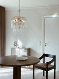 Vintage – Murano chandelier – Teardrop – 68 drops – Clear - fovolighting