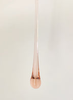 Vintage – Murano Teardrops Chandelier – 70s – Pink prisms - fovolighting