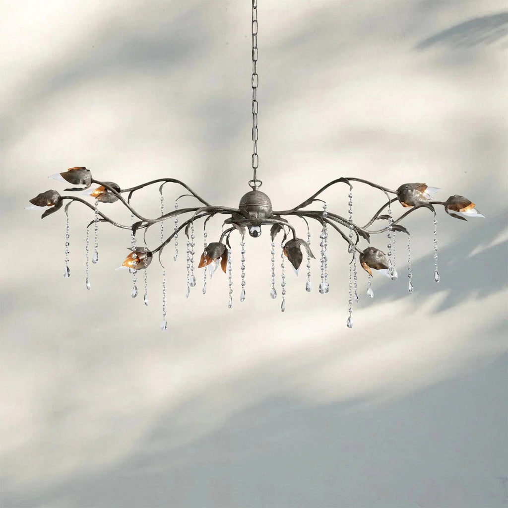 Viticcia Rectangular Chandelier 52" 61" 71" - fovolighting