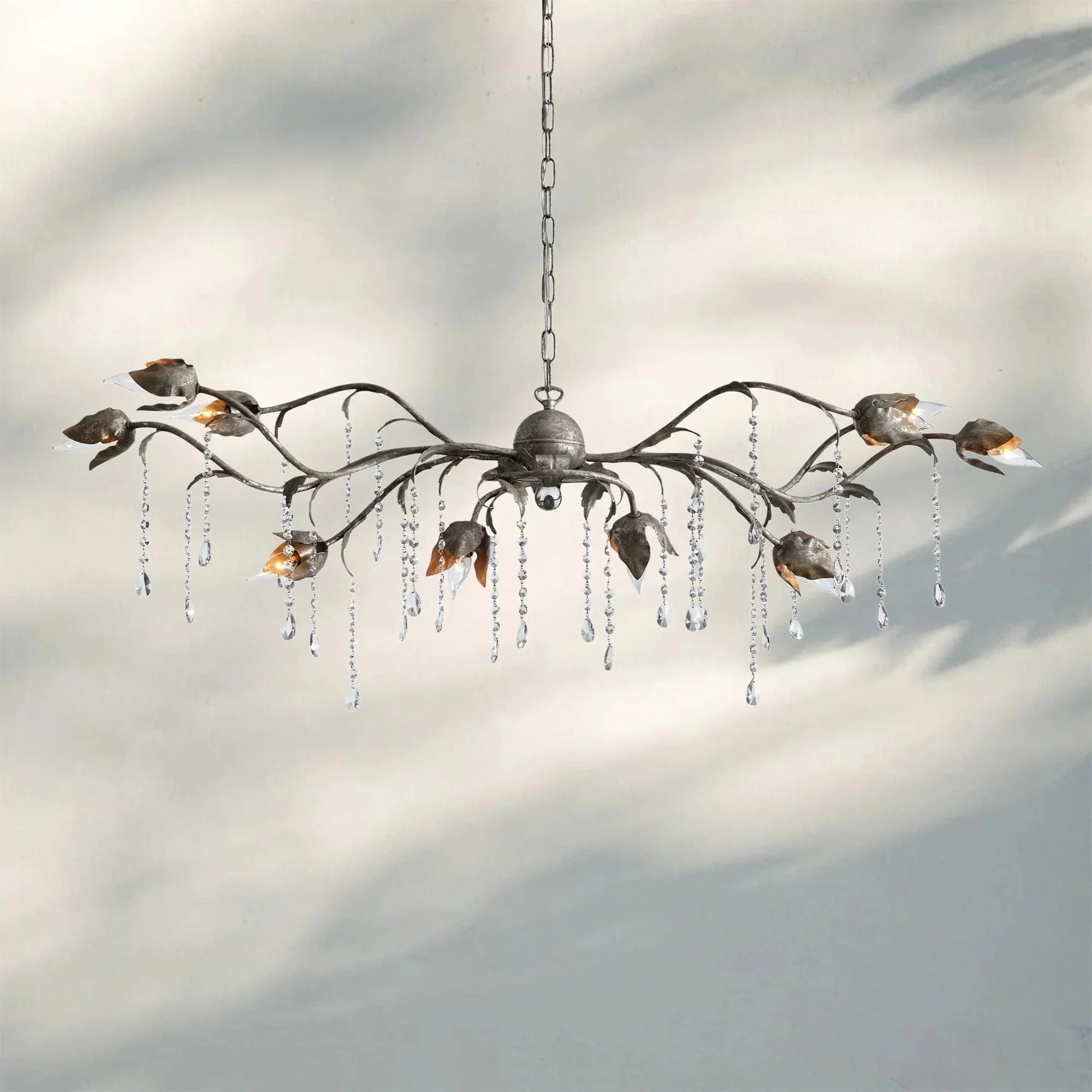 Viticcia Rectangular Chandelier 52" 61" 71" - fovolighting