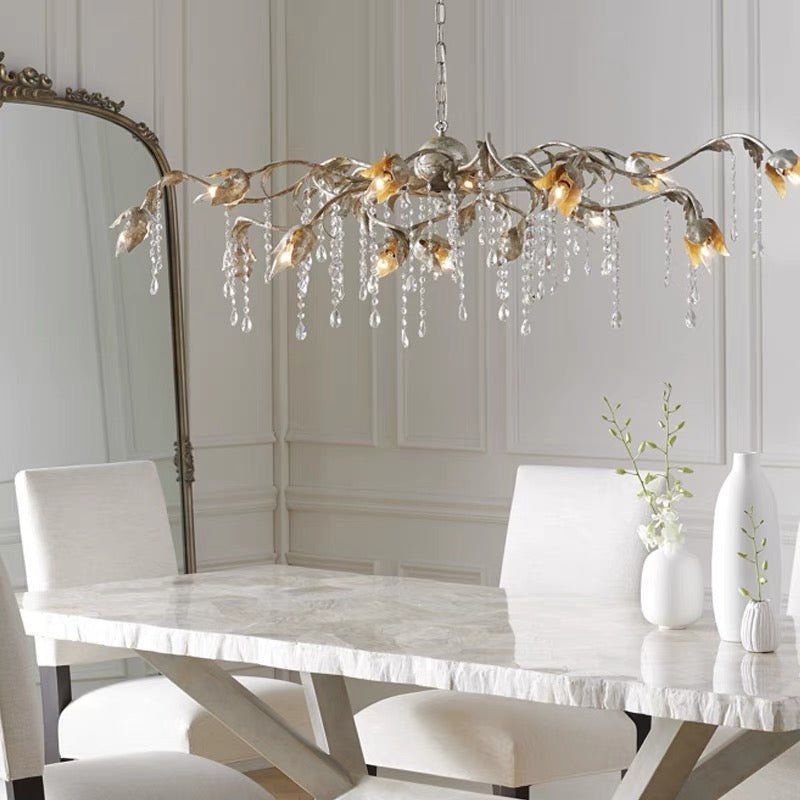 Viticcia Rectangular Chandelier 52" 61" 71" - fovolighting