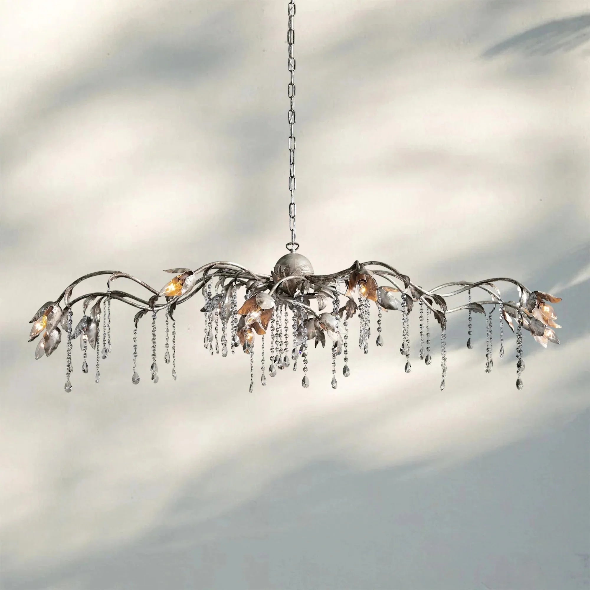 Viticcia Rectangular Chandelier 52" 61" 71" - fovolighting