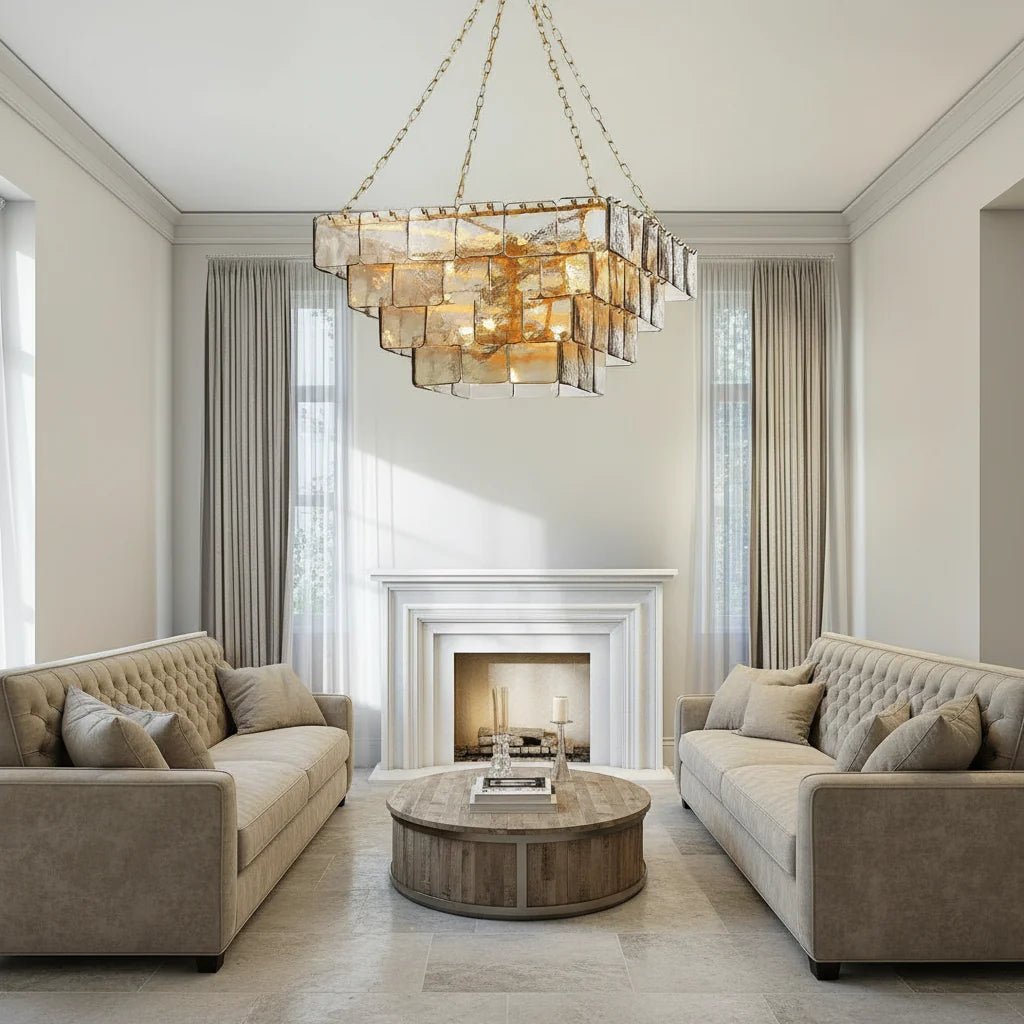 Welle Modern Glass Chandelier - fovolighting