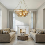 Welle Modern Glass Chandelier - fovolighting