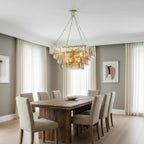 Welle Modern Glass Chandelier - fovolighting