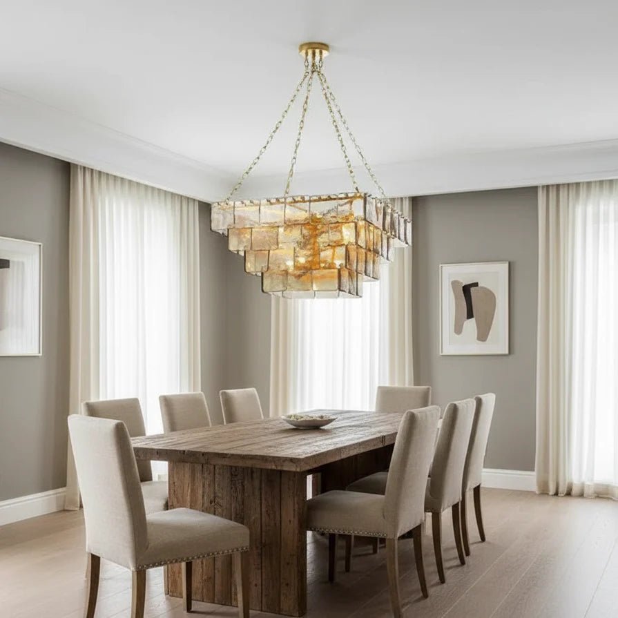 Welle Modern Glass Chandelier - fovolighting