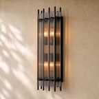 San Marcon Glass Grand Rectangular Sconce
