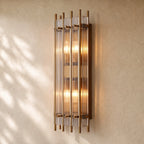 San Marcon Glass Grand Rectangular Sconce