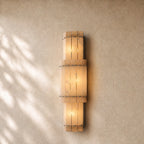 San Marcon Alabaster Grand Round Sconce