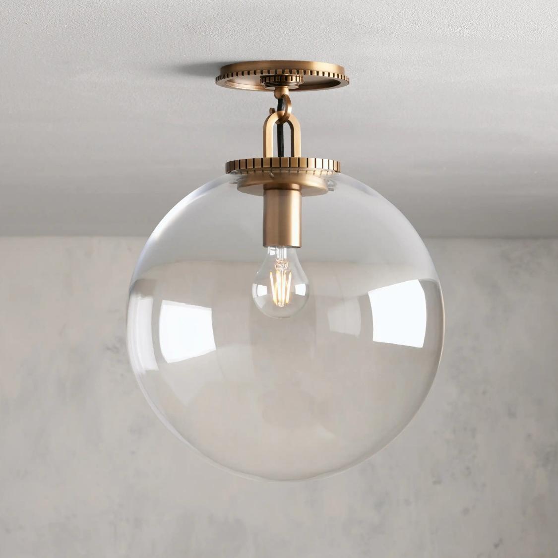 Wescott Globe Flush Mount - fovolighting