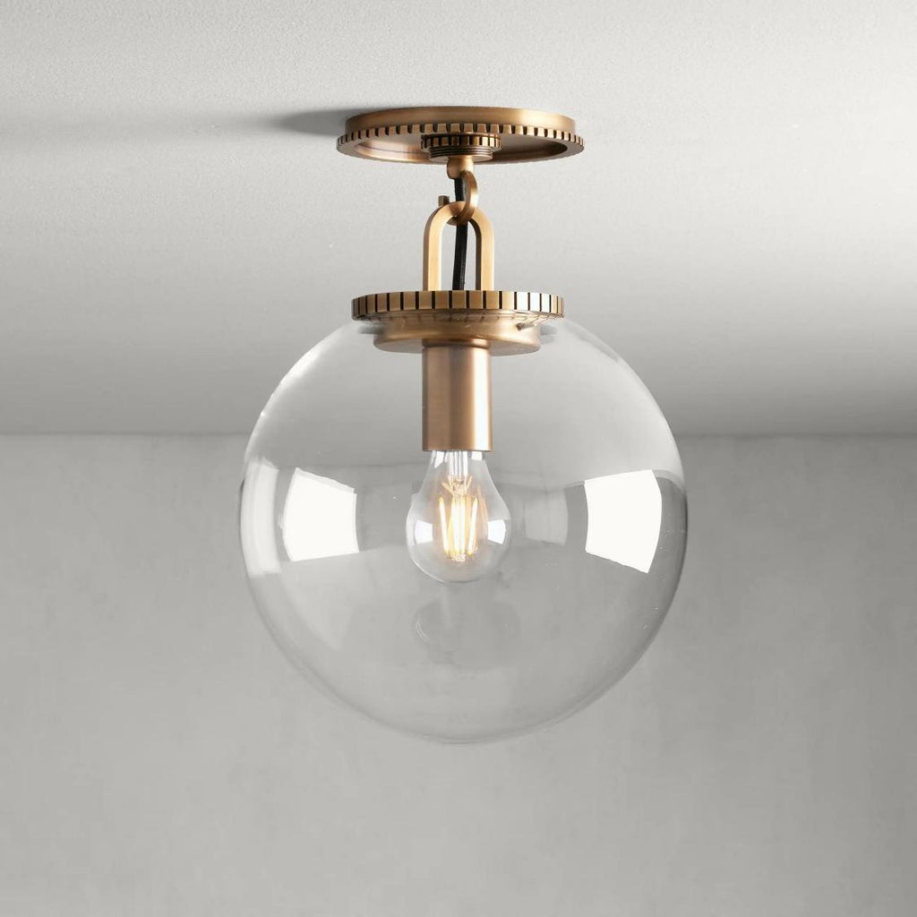 Wescott Globe Flush Mount - fovolighting