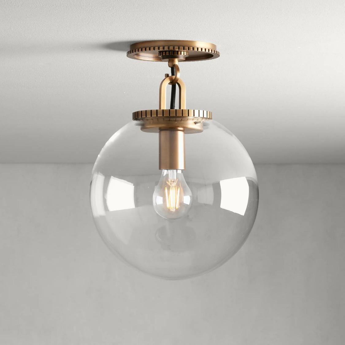 Wescott Globe Flush Mount - fovolighting