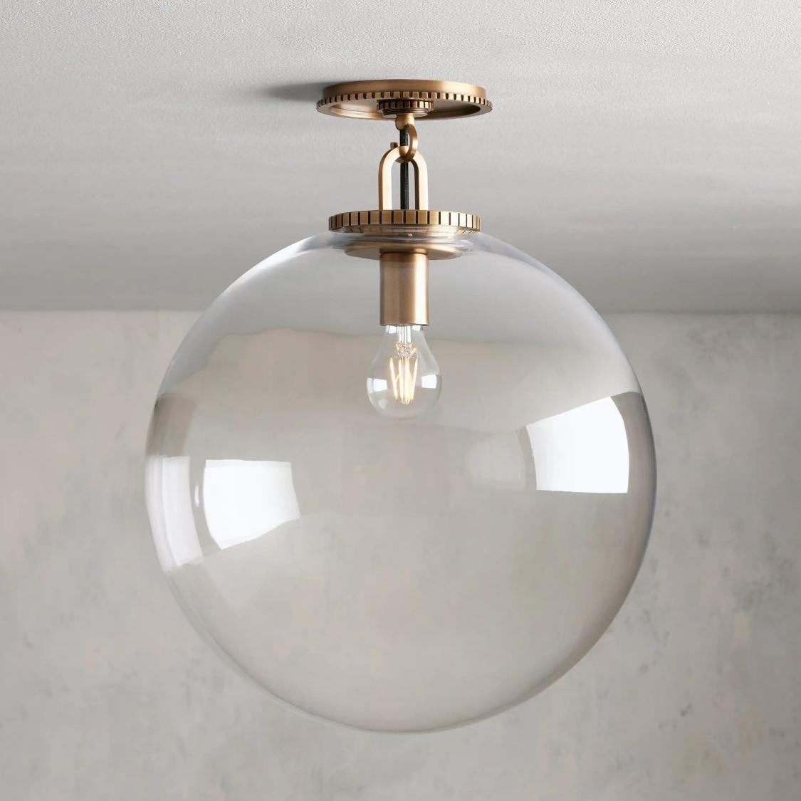 Wescott Globe Flush Mount - fovolighting