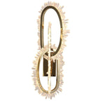Wesley Modern Rock Crystal Wall Sconce - fovolighting