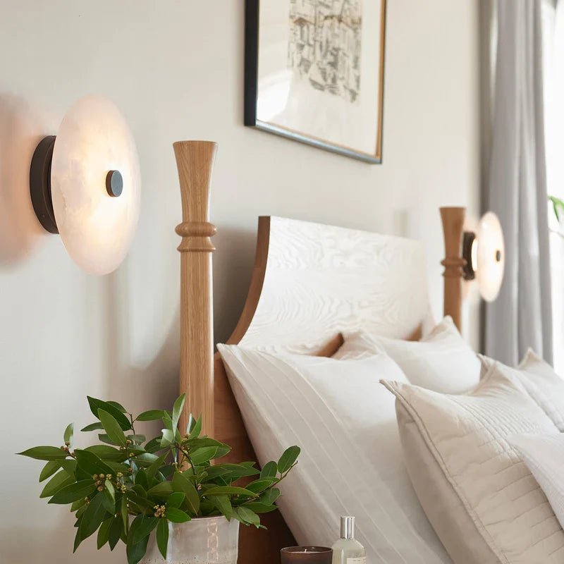 Witney Marble & Copper Wall Sconce - fovolighting