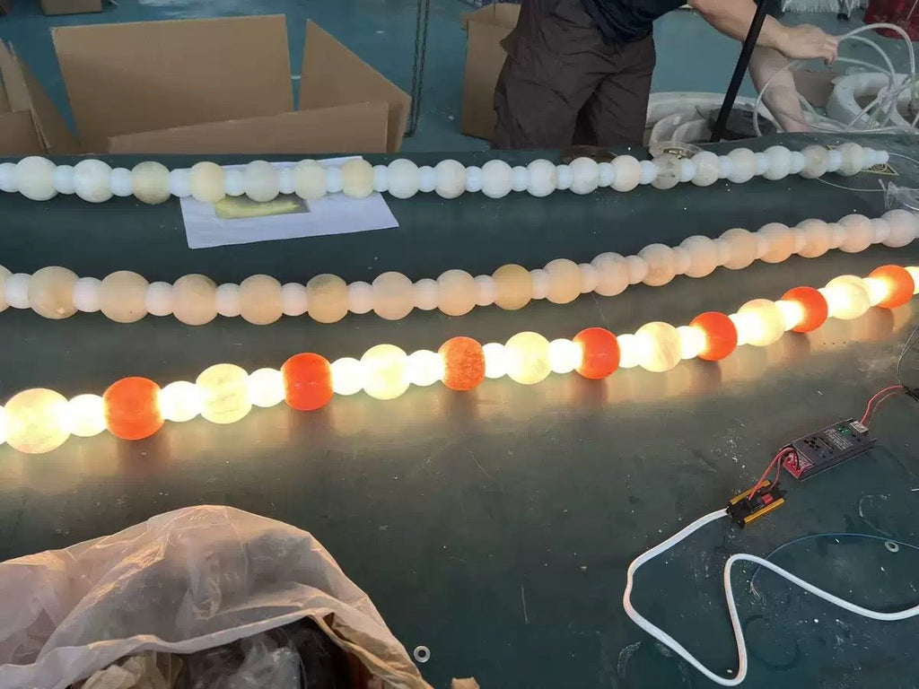 X - Pearl Necklace Chandelier - fovolighting