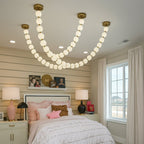 X - Pearl Necklace Chandelier - fovolighting
