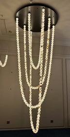 X - Pearl Necklace Chandelier - fovolighting