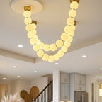 X - Pearl Necklace Chandelier - fovolighting