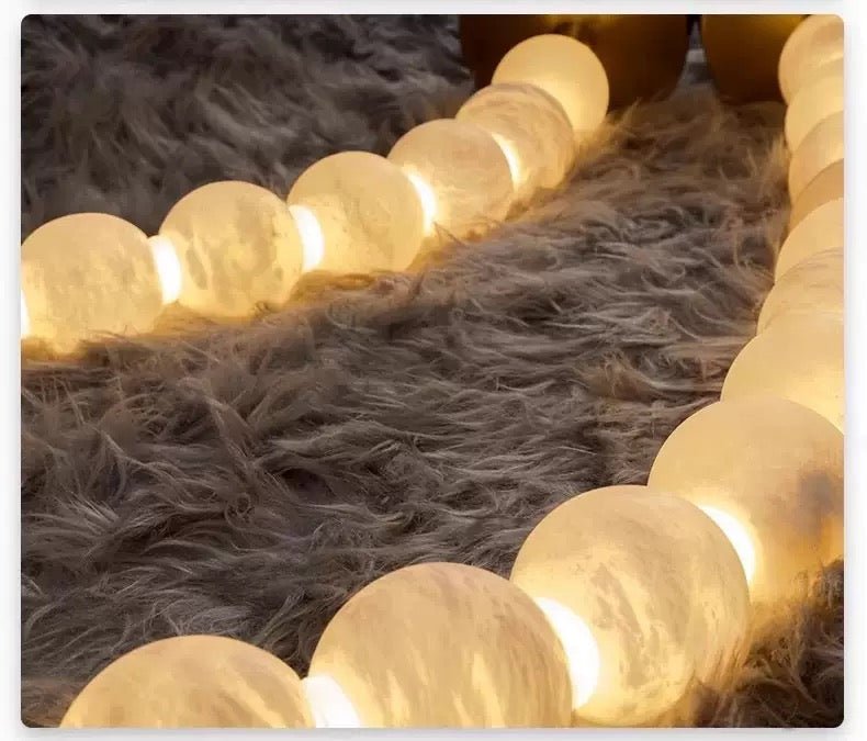 X - Pearl Necklace Chandelier - fovolighting